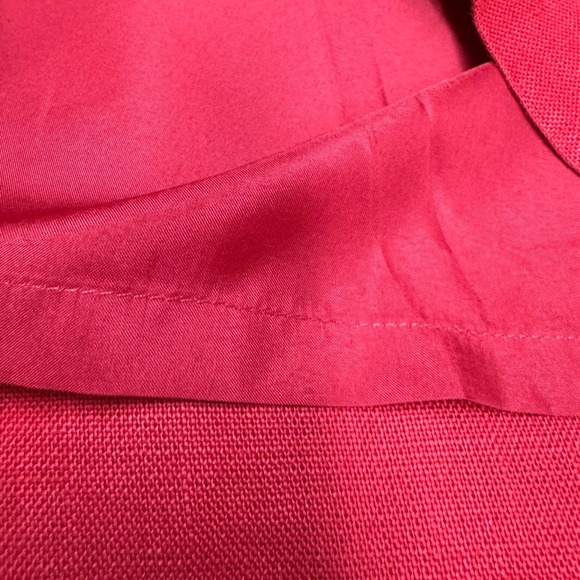 Talbots Irish Linen Dress Sleeveless Pink‎ Casual Summer Dress 16W Plus - Picture 4 of 4